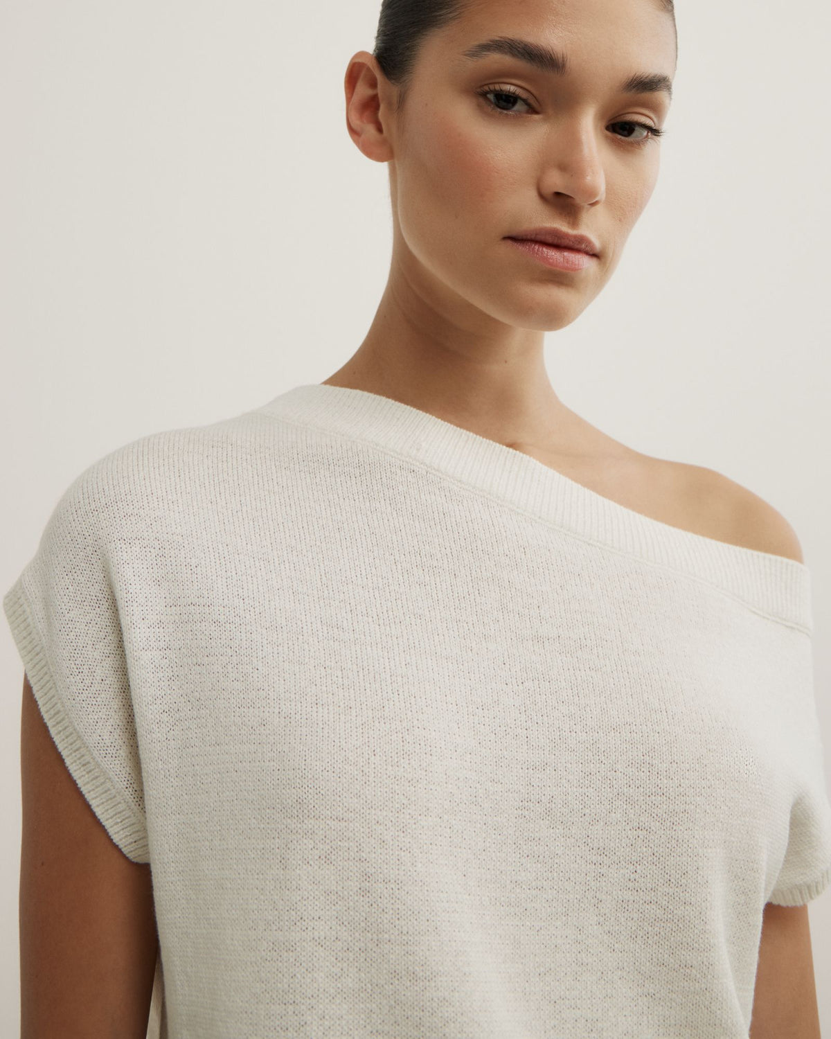 Off Shoulder Knit Top