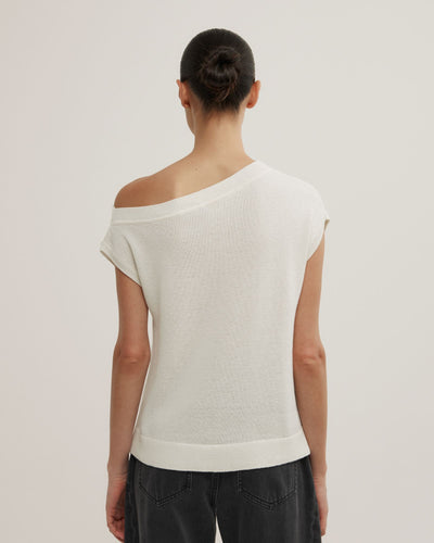 Off Shoulder Knit Top