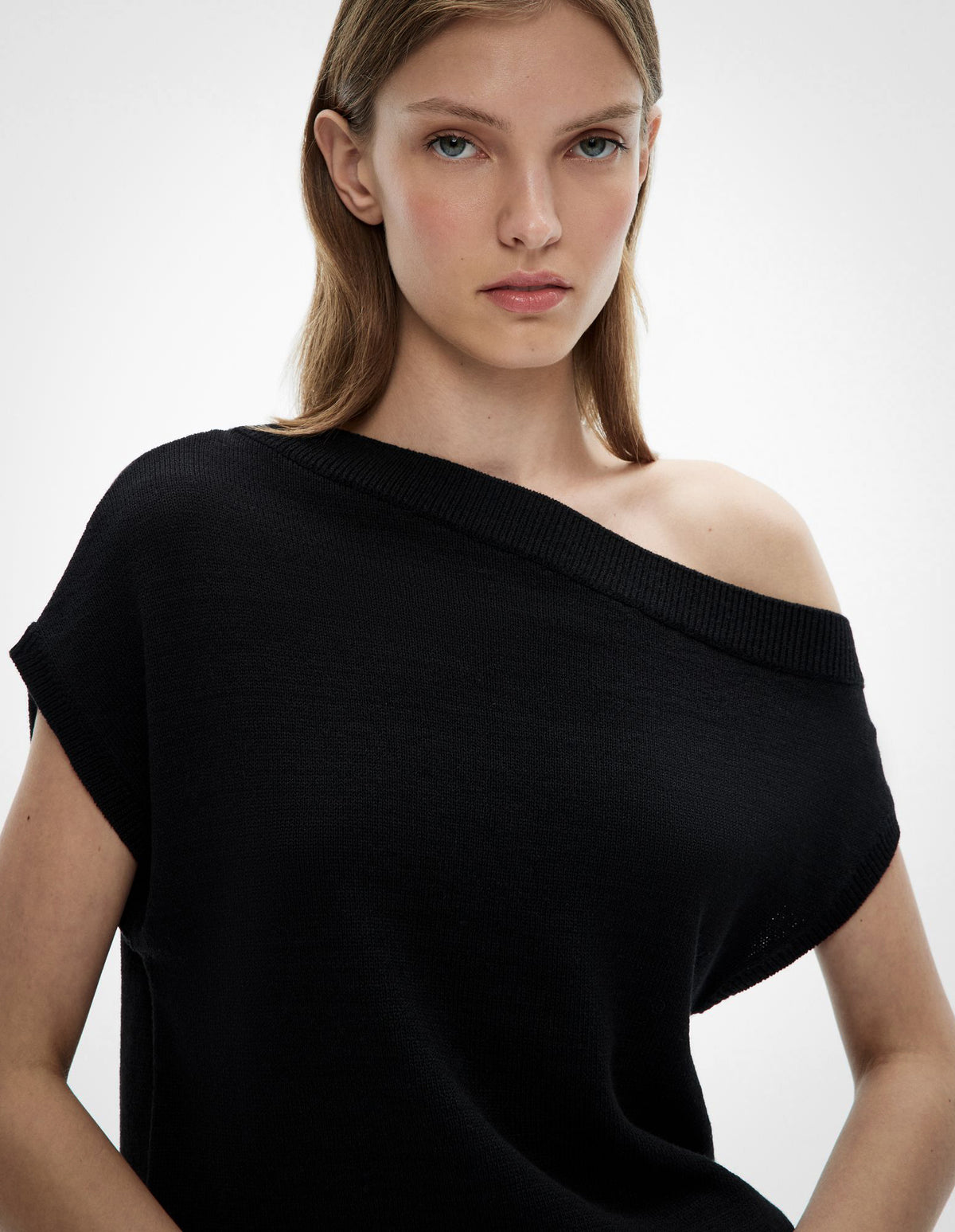 Off Shoulder Knit Top