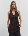 Halter Wrap Top