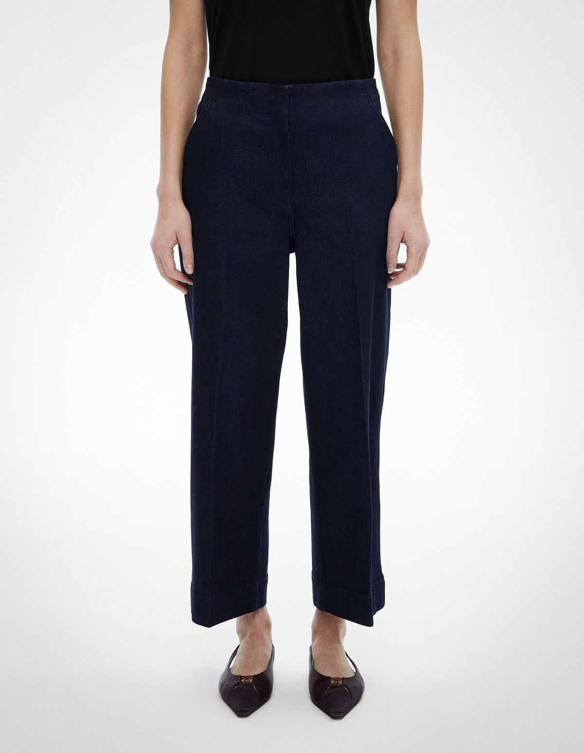 Denim Crop Pants