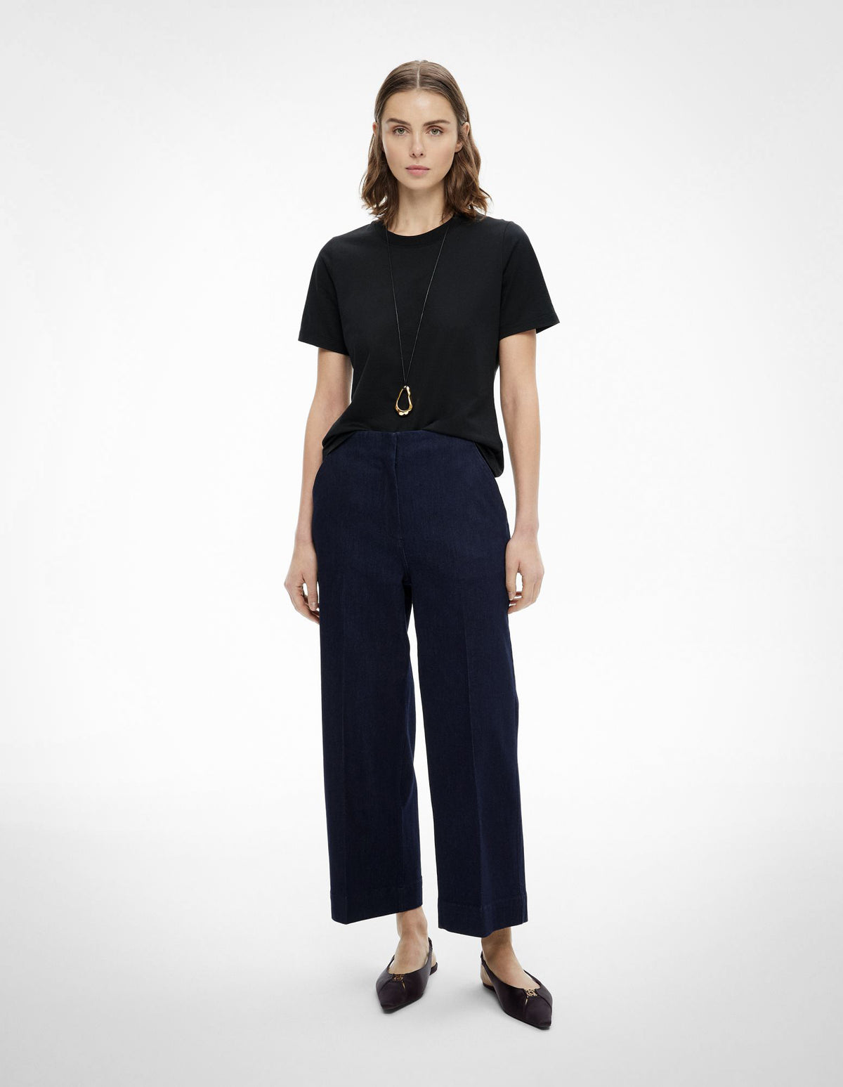 Denim Crop Pants