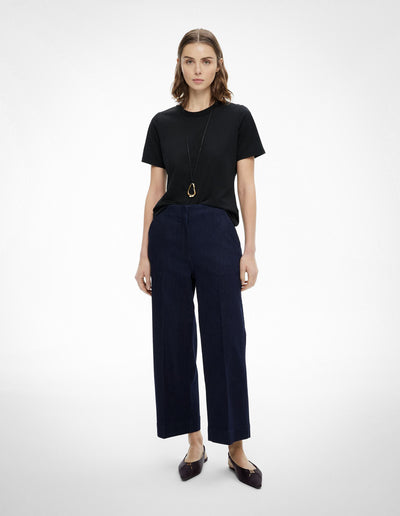 Denim Crop Pants