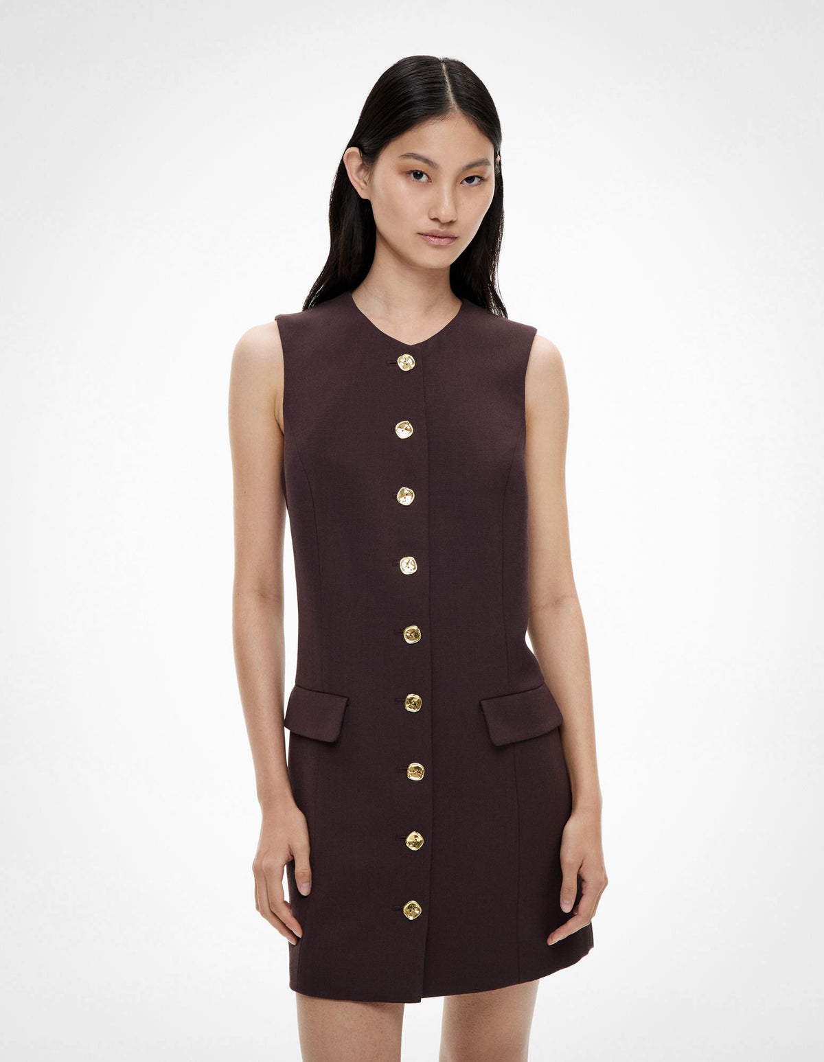 Button Detail Dress