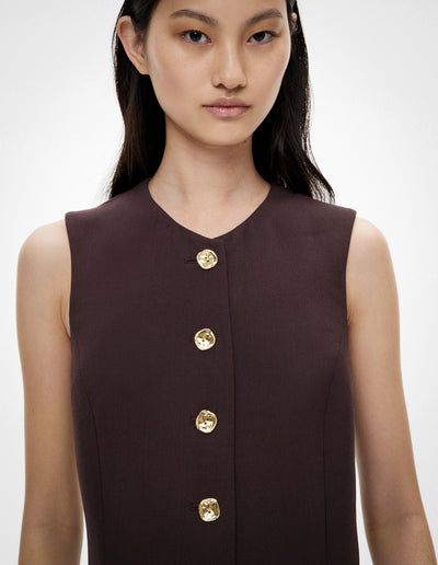 Button Detail Dress