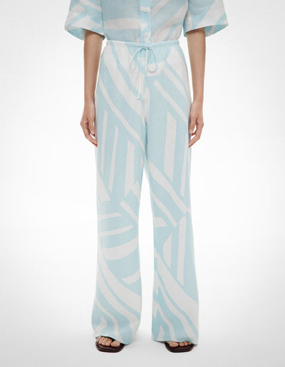 Bias Linen Pants