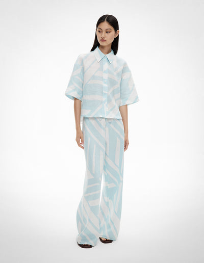 Bias Linen Pants