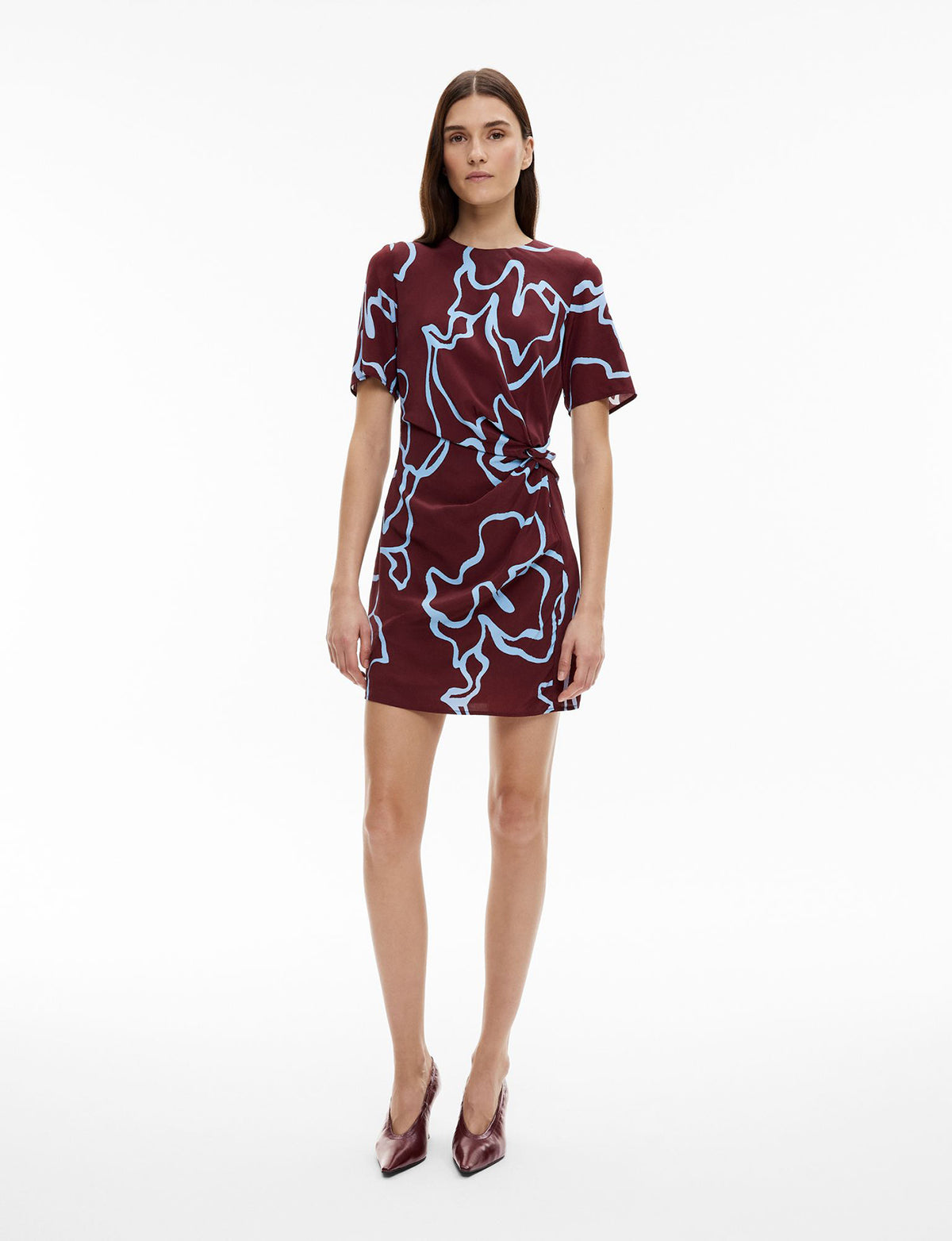 Knot Detail Mini Dress