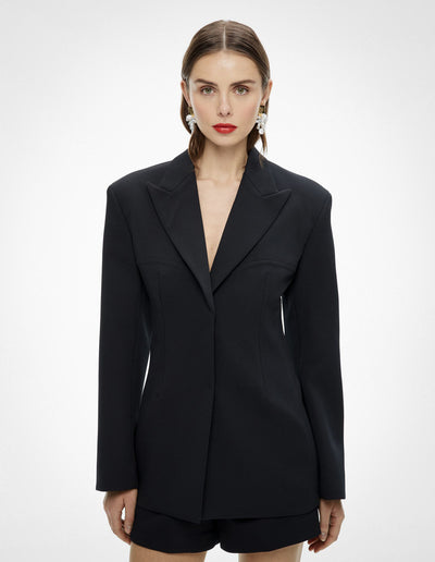 Corset Detail Blazer
