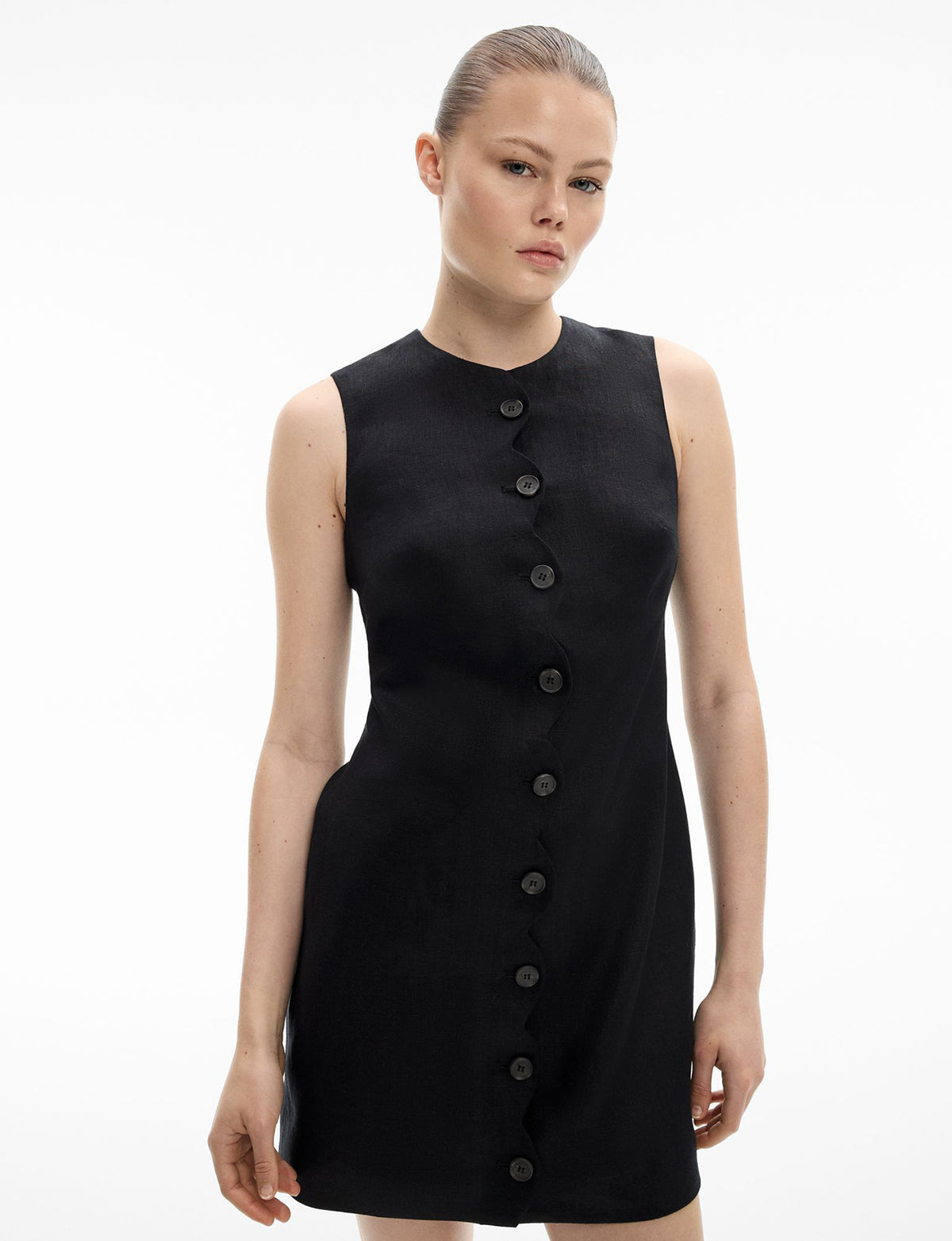 Scallop Mini Dress