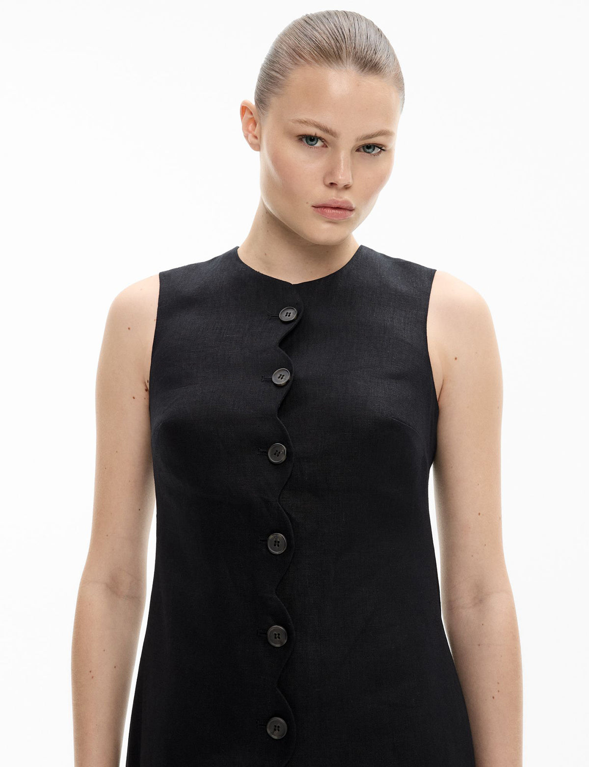 Scallop Mini Dress
