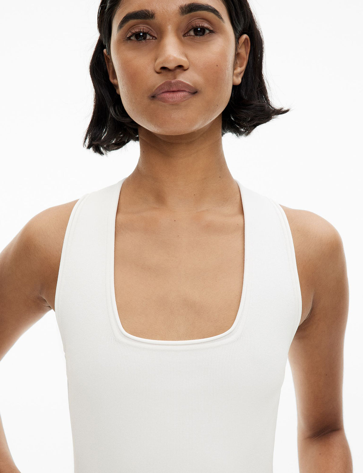 Compact Square Neck Tank Top