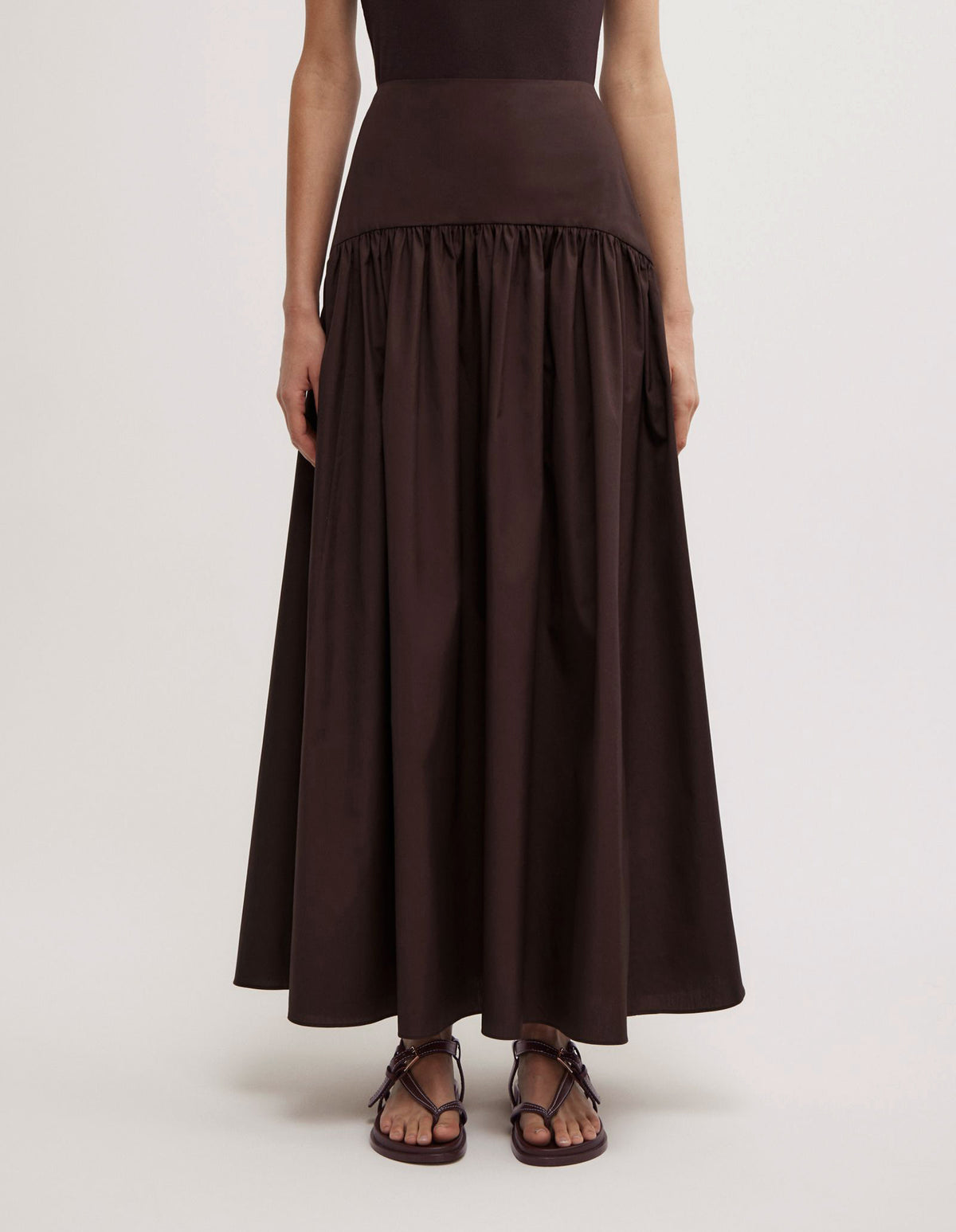 Basque Midi Skirt