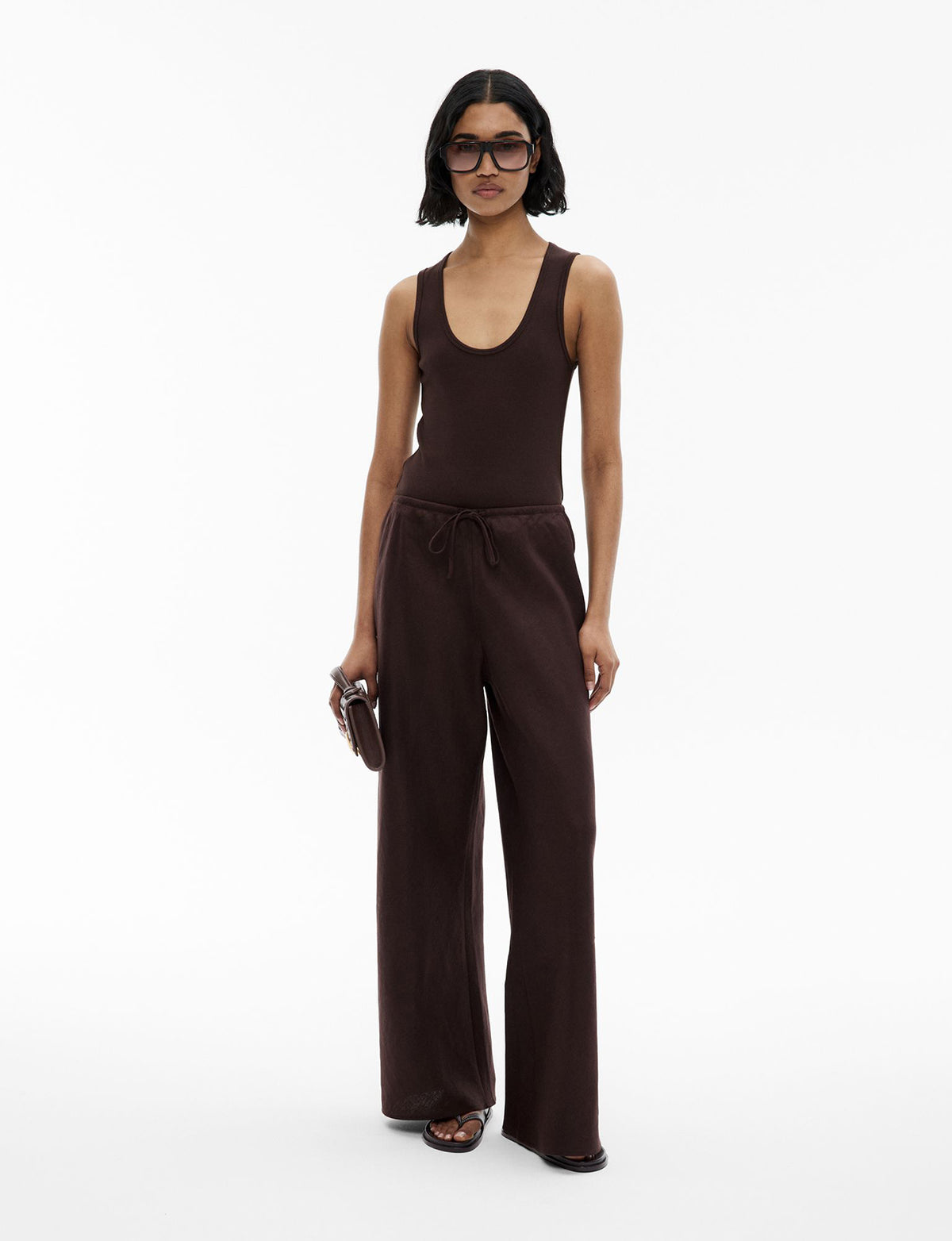 Bias Linen Pants