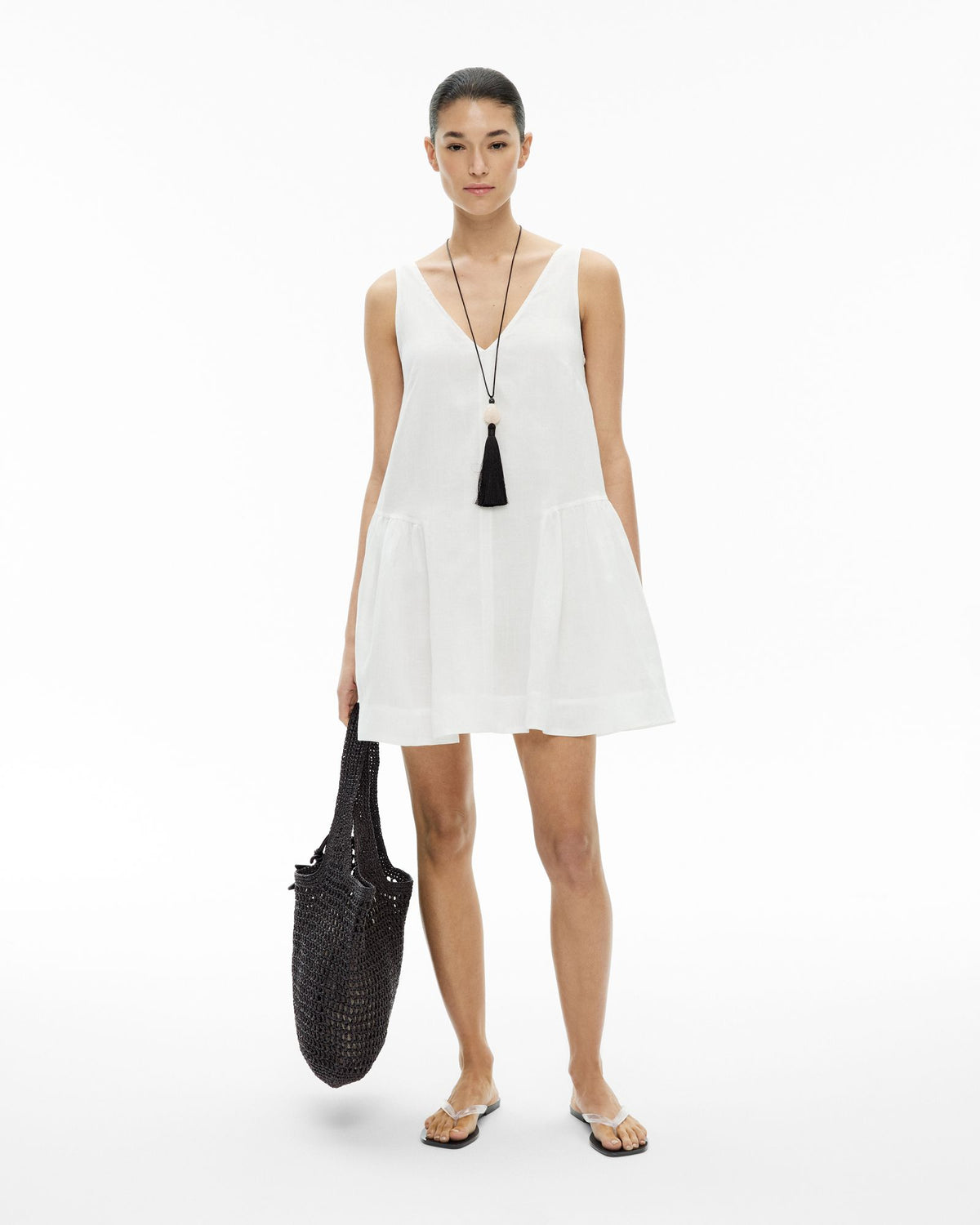 Mini Gather Panel Dress