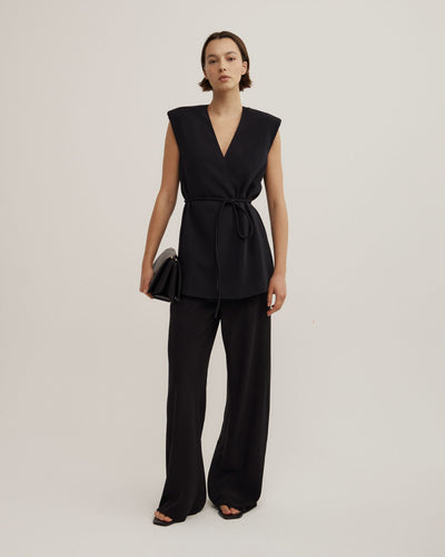 Crepe Bias Pants