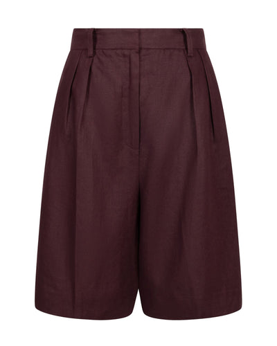 Linen Bermuda Shorts