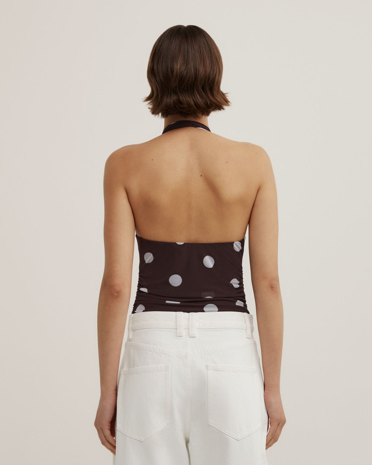 Halterneck Mesh Bodysuit