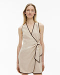 Wrap Tie Mini Dress
