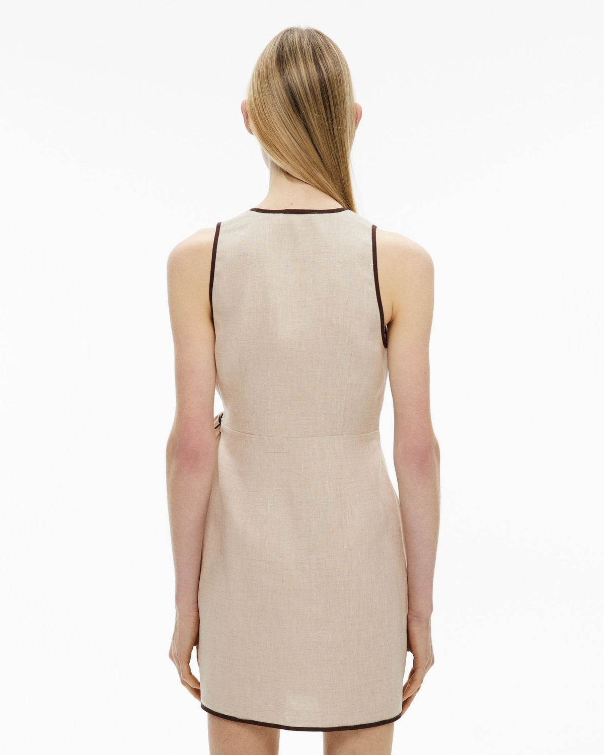 Wrap Tie Mini Dress
