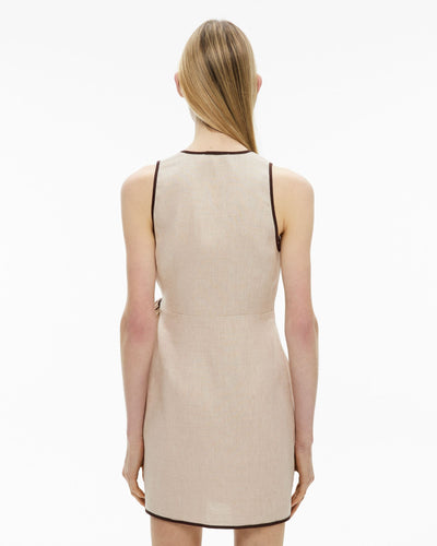 Wrap Tie Mini Dress
