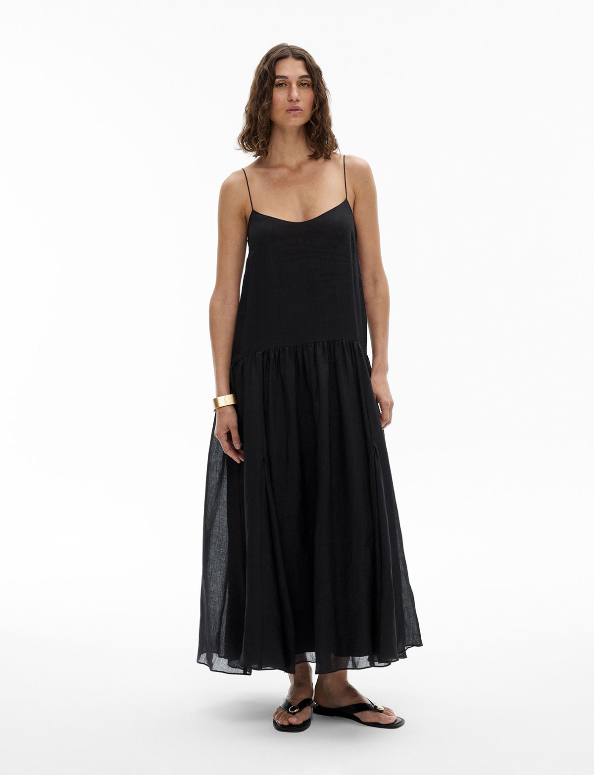 Fine Strap Maxi Dress