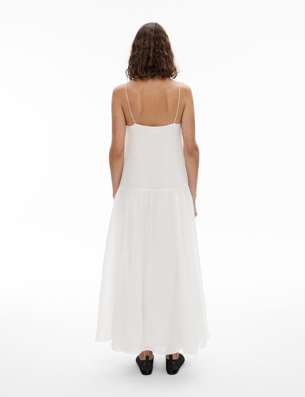Fine Strap Maxi Dress