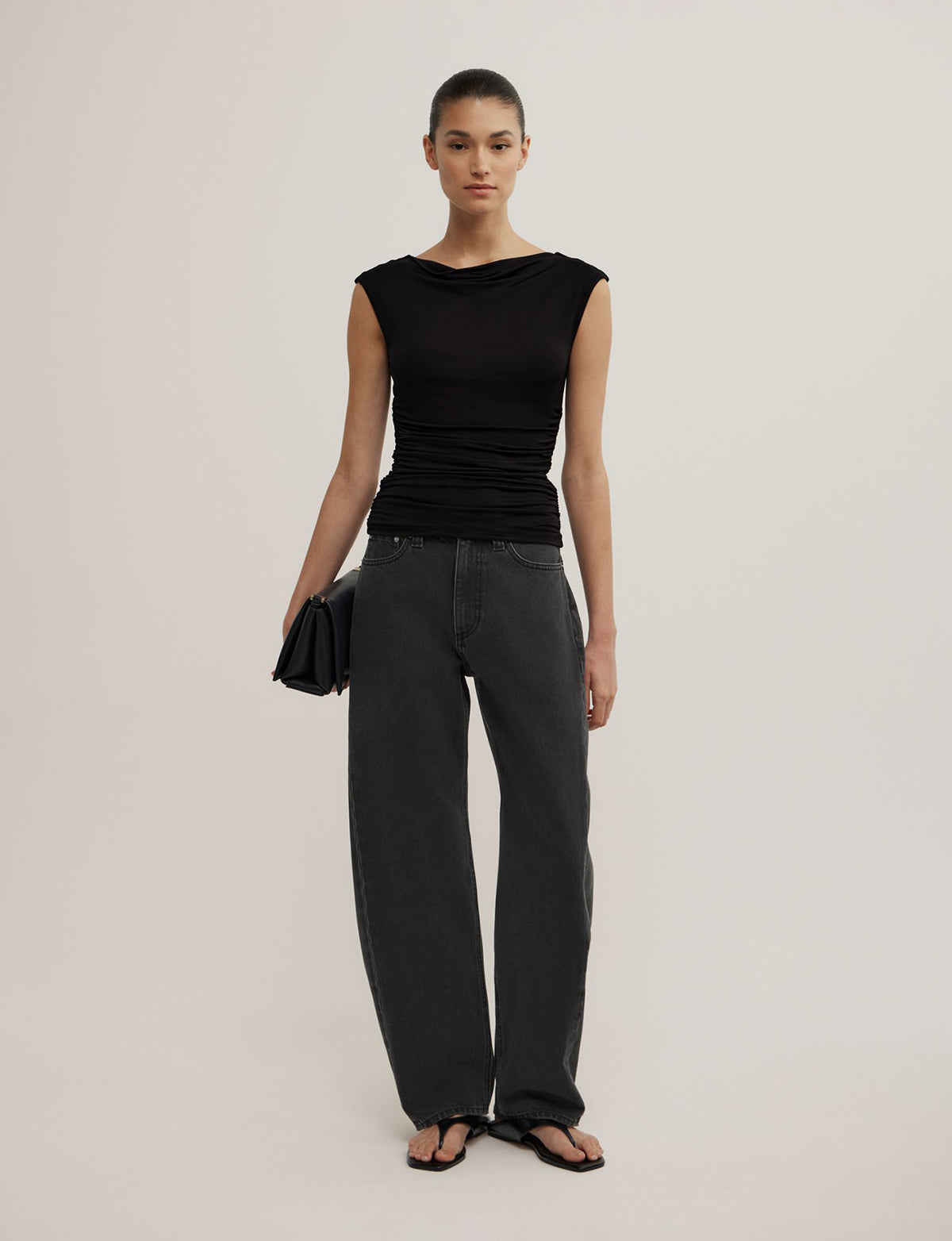 Draped Jersey T-Shirt