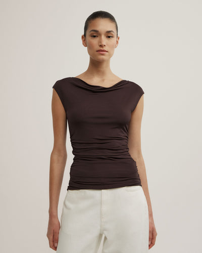 Draped Jersey T-Shirt