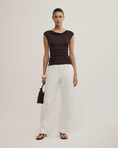Draped Jersey T-Shirt