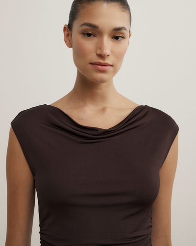 Draped Jersey T-Shirt