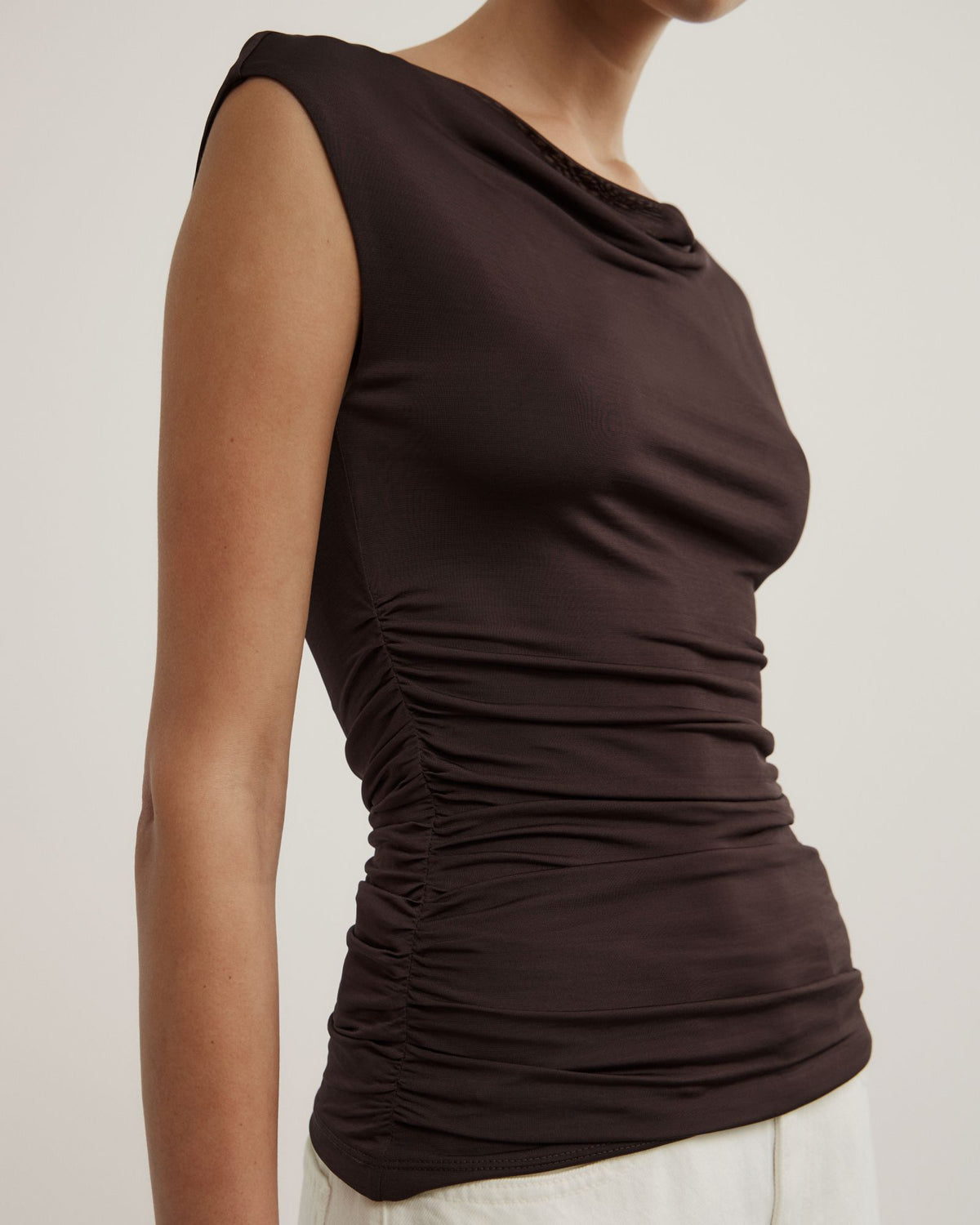 Draped Jersey T-Shirt