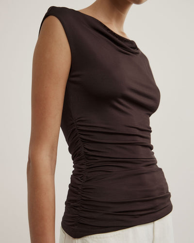 Draped Jersey T-Shirt