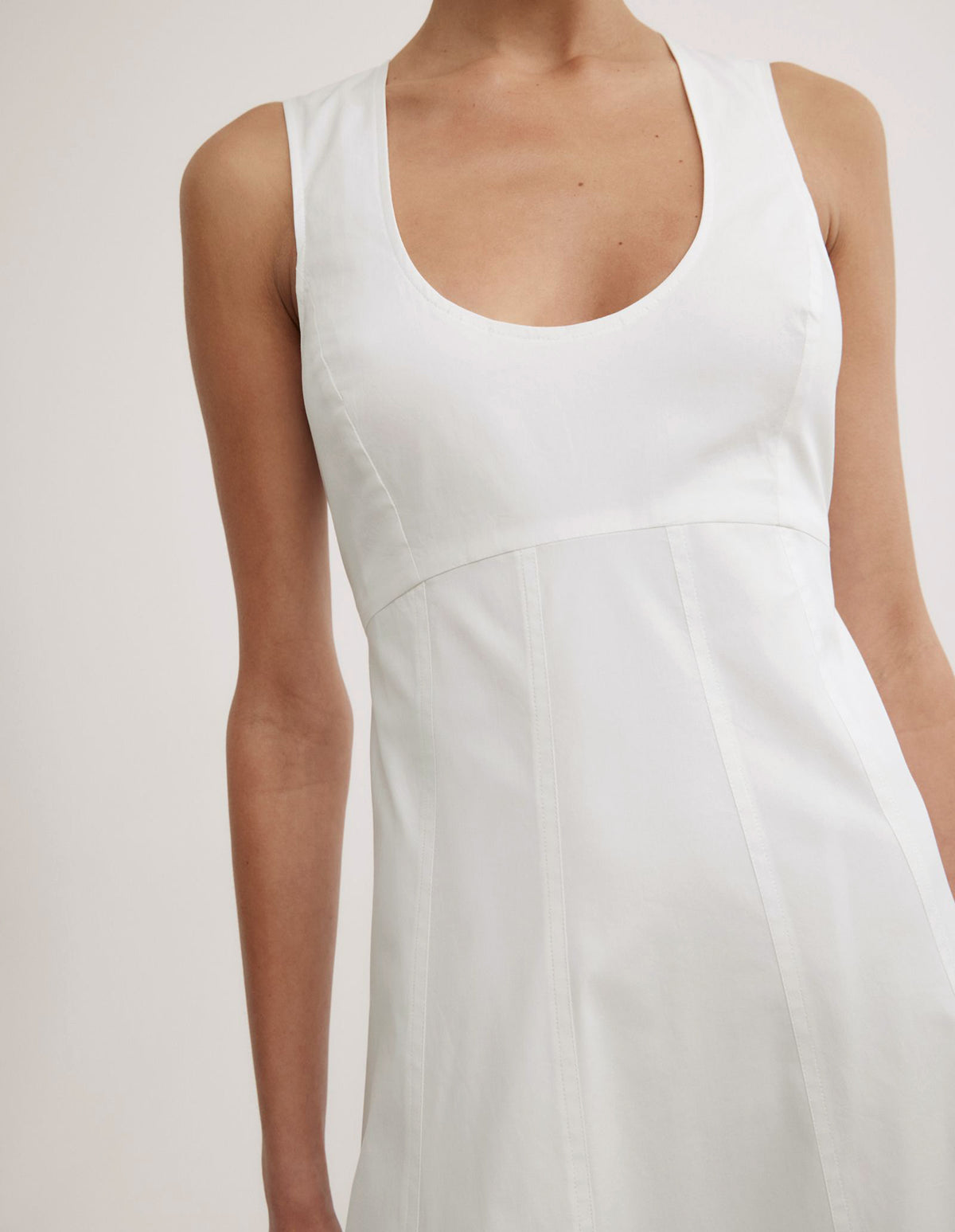 Scoop Neck Midi Dress