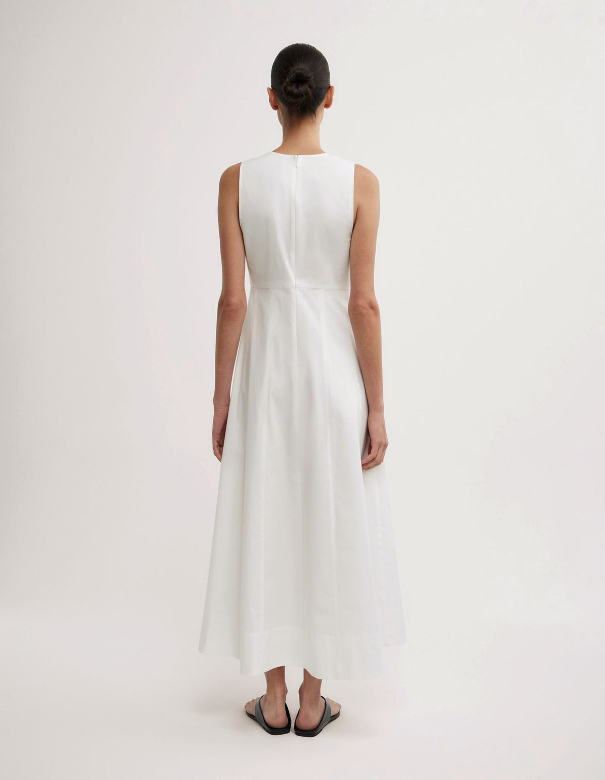 Scoop Neck Midi Dress