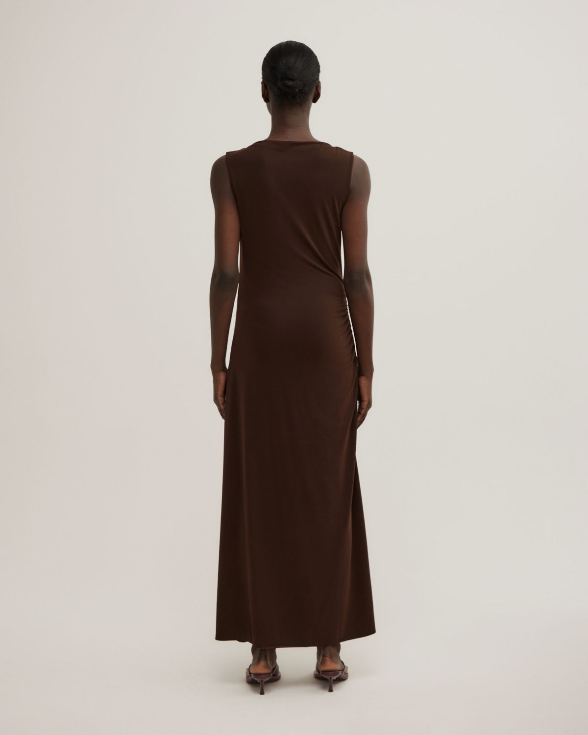Asymmetric Gather Dress