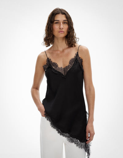 Asymmetrical Lace Camisole