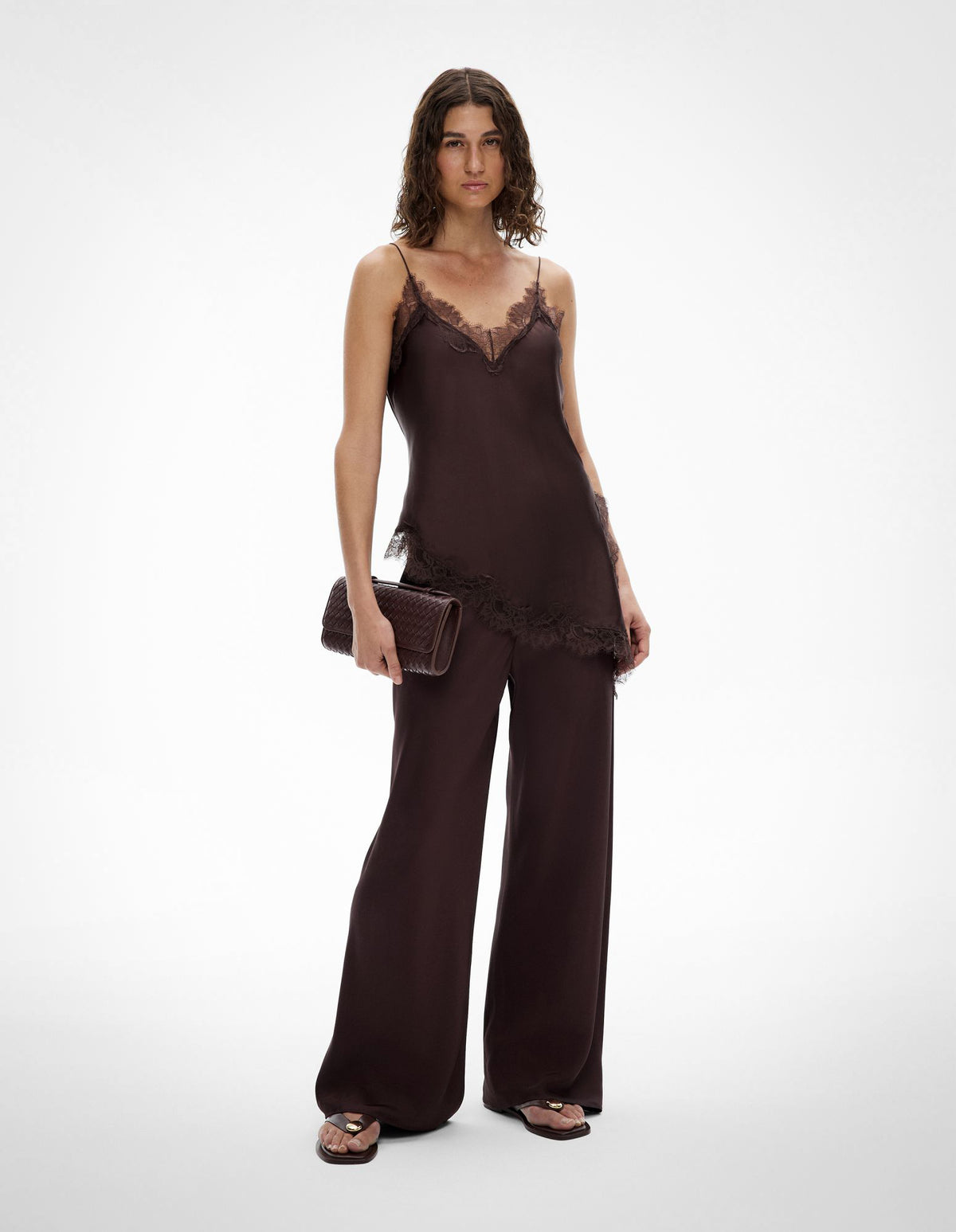 Asymmetrical Lace Camisole