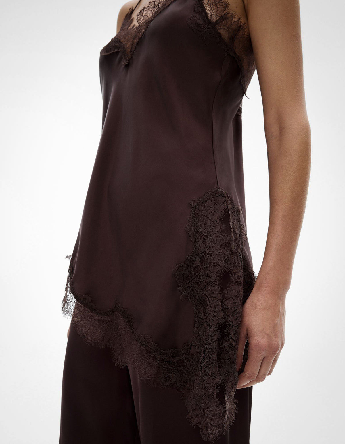 Asymmetrical Lace Camisole