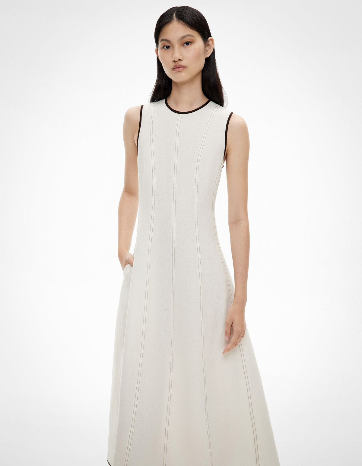 Linen Seam Dress