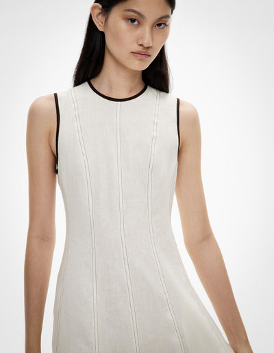 Linen Seam Dress