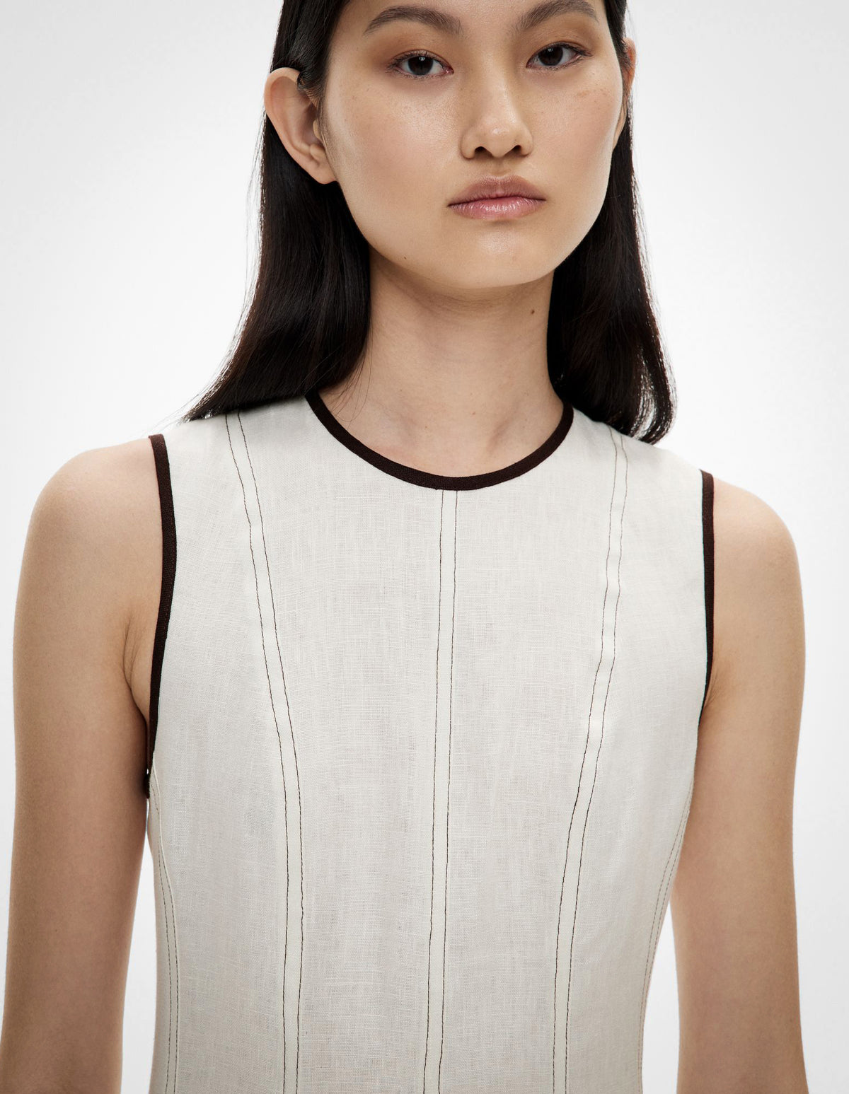Linen Seam Dress
