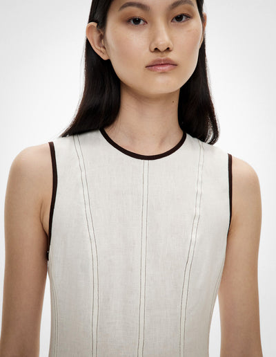 Linen Seam Dress