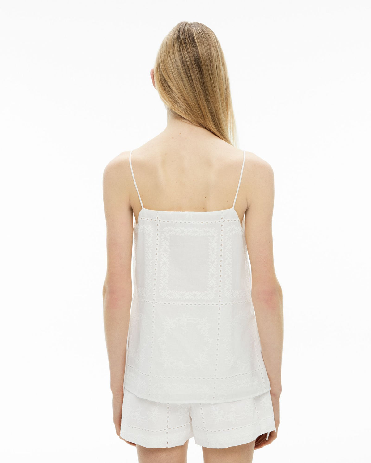 Embroidered Tie Camisole