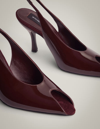 Naomi Peep Toe Heels