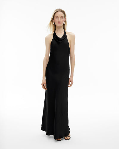 Halter Drape Dress