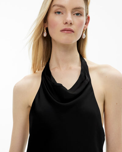 Halter Drape Dress