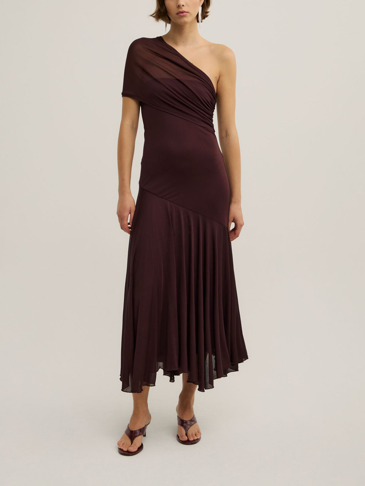 Wrapped Shoulder Dress