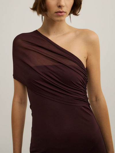 Wrapped Shoulder Dress