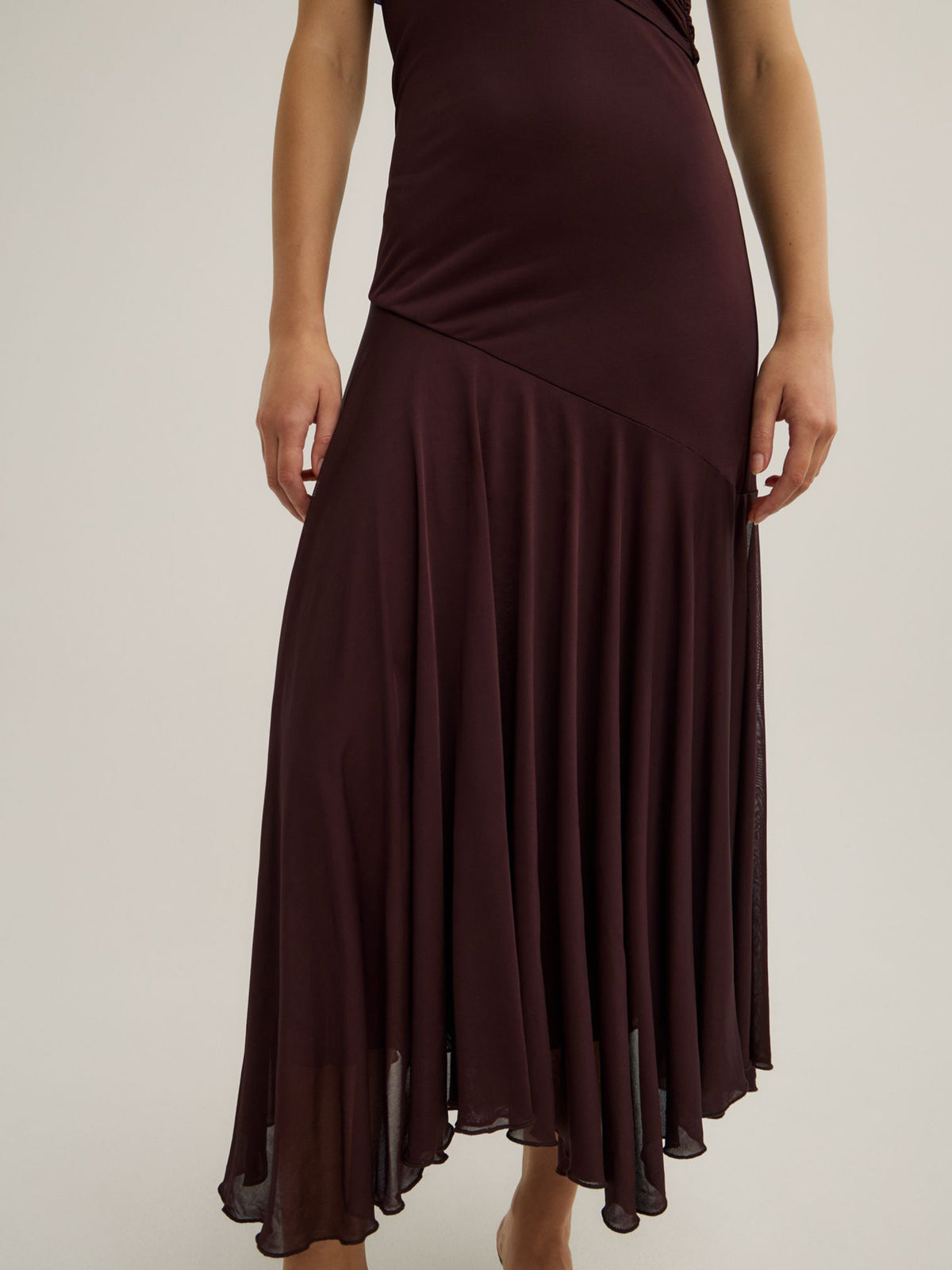 Wrapped Shoulder Dress